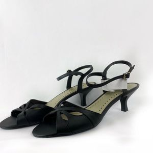 y2k black kitten heels